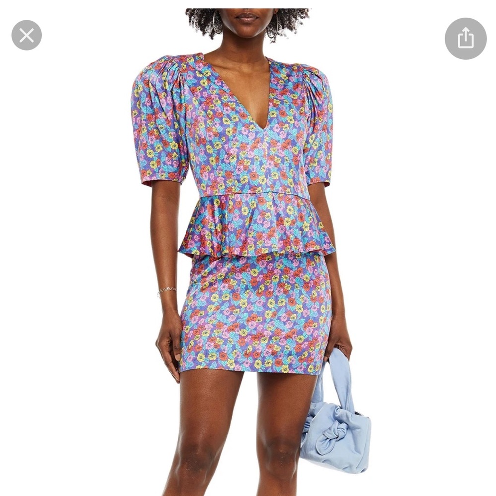 ROTATE BIRGER CHRISTENSEN
Mindy Gathered Floral-print dress